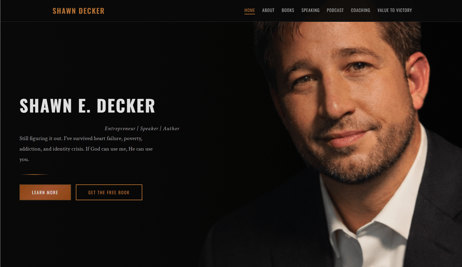 shawnedecker.com preview
